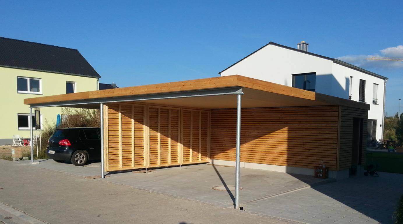 Doppelcarport mit Geräteraum in Hilpoltstein - Engelhardt ...