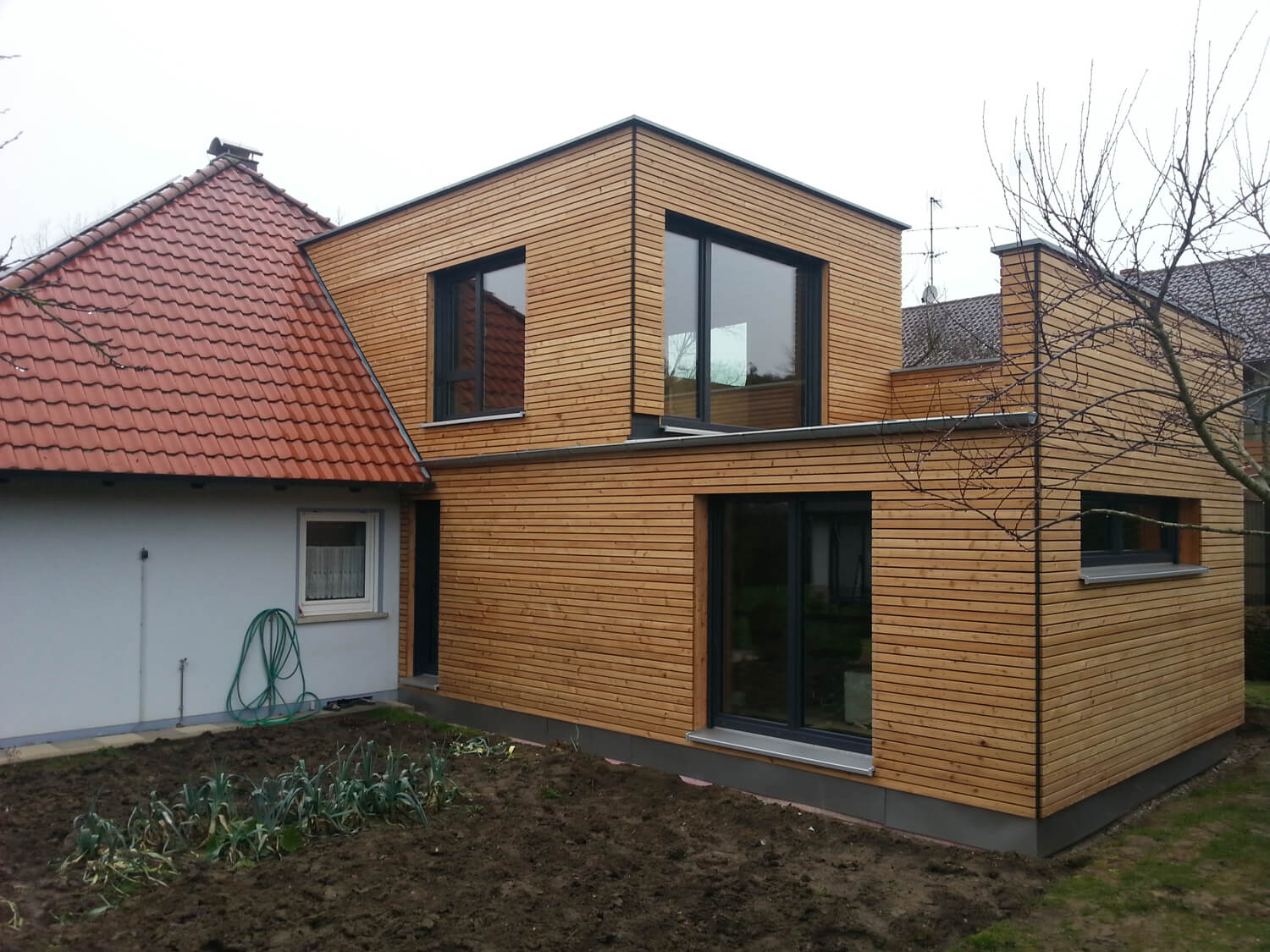 Anbau an einem bestehenden Wohnhaus in Steinsfeld - Engelhardt + Geissbauer