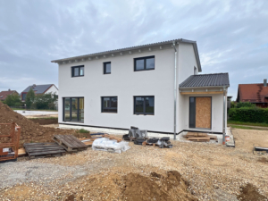 holzhausbau zweifamilienhaus doppelgarage thalmassing (5)